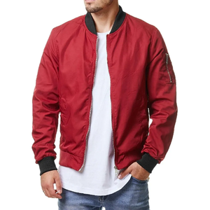 Chaqueta Bomber Entallada de Lona Impermeable para Hombre, Estilo Urbano, Forro Suave, Envío Rápido, Marca Privada, Oferta de Invierno - Product Image 1