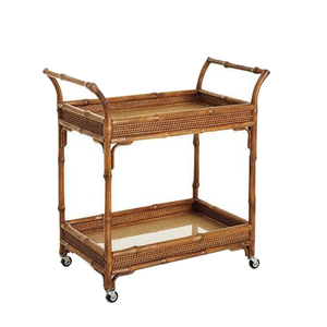 Handcrafted Luxury Metal Trolley <b>for</b> Restaurant & Hotel Black Finishing Serving Food <b>Decorative</b> <b>Item</b> <b>for</b> <b>Kitchen</b> Living Room Use - Product Image 2