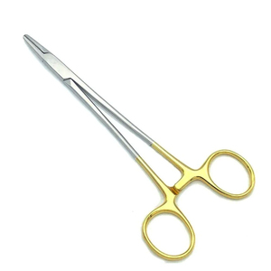 Porte-aiguille cruciforme en carbure de tungstène et acier inoxydable, 7 pouces, réutilisable, forceps chirurgical manuel pour pont osseux, CE - Product Image 6
