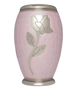 Monarch Flower Cremation Urns Manufacturer Customized Colours Solid Metal Funeral Urns for Human Pet Burial Ashes Storage Jars - Product Image 6