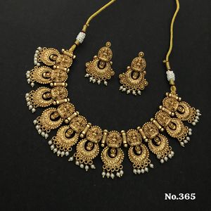 Majestic Kundan Pearl <b>Necklace</b> Set with Intricate <b>Elephant</b> Work Beautiful Indian Jewelry for Brides and Festive Wear - Product Image 3