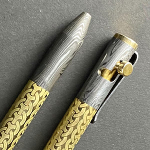 Damascus Steel Luxury <b>Pen</b> Handmade Metal Writing Instrument High Quality Gift <b>Pen</b> For Professionals And Collectors - Product Image 5