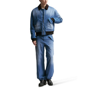 Pantalon décontracté à poches cargo en coton pour hommes, séchage rapide et coupe ample, style long à la mode, nouveauté - Product Image 5