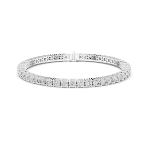 Bracelet tennis en diamant de laboratoire de 6,37 carats, diamants CVD VVS-VS-EF, or 18 carats, 14 carats, 10 carats et argent 925, rose, jaune, blanc - Product Image 1