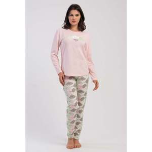 KADIN P.SUPREM XXL O YAKA UZUN KOL ETEGI OVAL PIJAMA TAKIM - สีชมพู - สีชมพู - Product Image 1