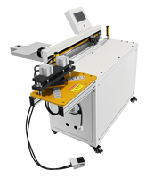 Machine à rainurer semi-automatique électrique manuelle pour papier, découpeuse d'angle, rainureuse en V pour carton rigide gris
