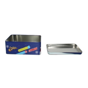 Food Safe Rectangular Tinplate Can | Customizable Size & Color Metal Storage <b>Tin</b> Can for Cookie Candy Tea Packs Offset Printing - Product Image 5