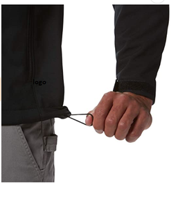 Chaqueta de concha blanda para hombre, chaqueta con cierre de cremallera importada de 100% poliéster, lavado a máquina - Product Image 4