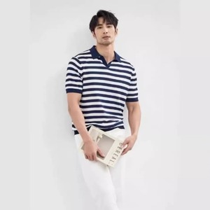 Europe et Amérique ins2026SummerPOLOMen's Jacquard Zipper Sports Polo Shirt - Product Image 2