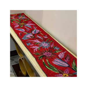 Chemin de Table en pur coton flammé pour les mariages, certifié OEKO TEX, abordable, élégant et quotidien. - Product Image 2