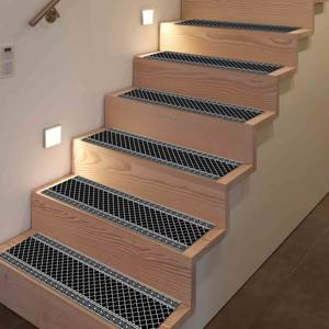 Alfombra Negra, Alfombra Blanca, Alfombra con Diseño Kilim, Alfombra Estampada, Alfombra de Pasillo - Product Image 5