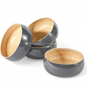 Ensemble de bols en laque classique en gros pour la maison et les restaurants, bols en coquille d'œuf durables en provenance du Vietnam pour la vente en gros - Product Image 1