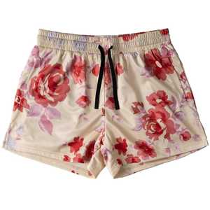 Shorts de course en maille pour hommes, fabrication directe d'usine, motif de sublimation personnalisé, shorts de basket-ball pour hommes, polyester, shorts en double maille vierges - Product Image 2