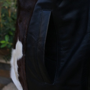 2025 vendedor superior para hombre chaqueta de pelo de vaca de cuero Original abrigo de invierno cálido transpirable High Street prendas de vestir exteriores chaquetas de pelo de vaca - Product Image 6