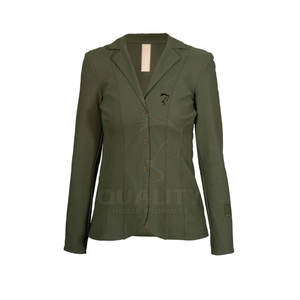 Ropa de caballo cómoda y elegante, abrigo de exhibición de equitación para mujer con paneles elásticos, abrigo de exhibición para mujer - Product Image 1