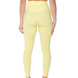 Leggings de Mujer, Último Modelo 2026, Tejidos, Cintura Elástica, Transpirables, Secado Rápido, 100% Algodón, Logotipo Personalizado, Servicio OEM - Product Image 4
