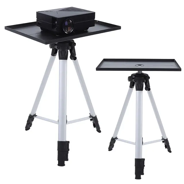 Proyector portátil plegable rápido directo de fábrica, patas de soporte ajustables para proyector de cine en casa, soporte de suelo ajustable