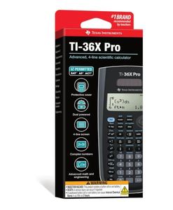 Calculatrice scientifique Texas Instruments TI 36X Pro neuve, 100 % qualité, plastique, numérique, double alimentation, noire, garantie 1 an - Product Image 2