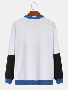 เสื้อสเวตเตอร์ผ้าฝ้ายสำหรับผู้ชาย, เสื้อสเวตเตอร์ผ้าฝ้าย100% ระบายอากาศได้แขนปักทำจากปากีสถาน - Product Image 2