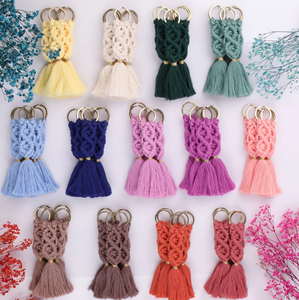 Porte-clés macramé fait main - Product Image 2