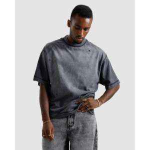 เสื้อยืดทรงบ็อกซี่ รุ่น Essential สีซีดแบบดิสเทรส ผ้าฝ้าย 100% ระบายอากาศได้ดี กันยับ มีให้เลือก 240 กรัม 280 กรัม 300 กรัม ผ้าเจอร์ซีย์ ผ้าเทอร์รี่ ใหม่ - Product Image 2