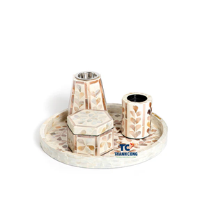 ชุดเครื่องหอม Mop mabkhar แบบ2025ทำด้วยมือกับแม่ของไข่มุกสำหรับตกแต่งของขวัญอิสลาม - Product Image 1