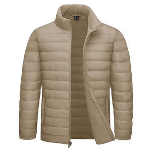 Veste matelassée d'hiver légère et isolante pour homme Chaude, confortable Veste à bulles Temps froid Couleurs personnalisées Broderie Impression sur écran - Product Image 1