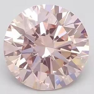 Certifié IGI Intense Pink Round Lab Créé Coussin de diamant Asscher Cut dans une forme fantaisie Diamants en vrac - Product Image 2