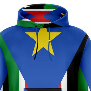 Sweat à capuche d'hiver pour homme personnalisé 100% polyester polaire Sublimation Blanks haute qualité imprimé surdimensionné uni avec poche - Product Image 4