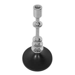 Bougeoir moderne indien, meilleur fini nickel, support à bougie en aluminium noir, aluminium de haute qualité - Product Image 4