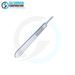 Mango de bisturí para zurdos especialmente diseñado para cirujanos zurdos Peso equilibrado de acero inoxidable - Product Image 2