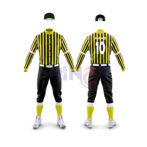 Uniformes de baseball respirants de haute qualité pour adultes Hip Hop Sublimation imprimé couleur unie hommes ensembles en gros uniforme de baseball - Product Image 2