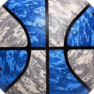 Basket di strada di dimensioni ufficiali con stampa mimetica unica per l'allenamento del parco giochi, la pratica quotidiana o il marchio personalizzato - Product Image 6