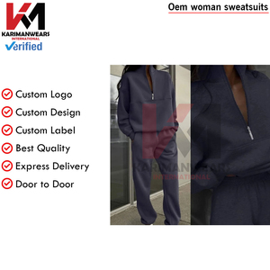 Trajes de marketing para mujer, chándales de Otoño Invierno, sudadera gruesa y versátil de manga larga, pantalones largos, conjunto de dos piezas, última moda - Product Image 6