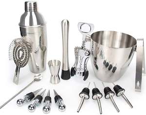 Wholesale Custom Logo Handmade Mini <b>Bar</b> <b>Tool</b> Set Stainless Steel Hammered Handle Premium Metal Material - Product Image 1