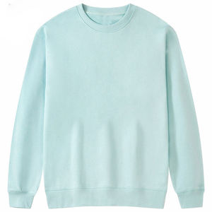 OEM Pull 100% coton imprimé sur mesure vierge Sweat-shirt uni unisexe à col rond en polaire épaisse pour hommes - Product Image 5