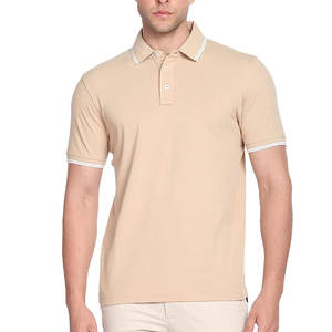 T-shirts polo à col golf avec logo personnalisé 100% coton pour homme Concevez votre propre marque Chemises à manches courtes pour hommes - Product Image 1