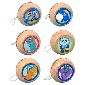 Haute qualité enfants enfants jouer doigt magique classique <span class=keywords><strong>Yoyo</strong></span> jouet Spin plein d'entrain en bois <span class=keywords><strong>Yoyo</strong></span> jouets pour cadeaux - Product Image 2
