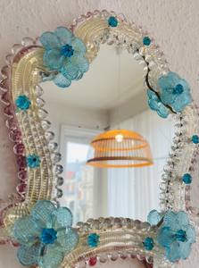 <b>Vintage</b> Venetian Murano Glass <b>Mirror</b> - Product Image 3