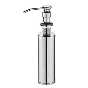 Hot Selling Stainless Steel Modern Design Tabletop Hand Wash <b>Pump</b> Home Hotel Bathroom Kitchen High Quality Double Soap Dispenser - Product Image 1