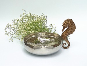 Cuenco Decorativo de Caballito de Mar con Acabado Plateado de Lujo, Decoración de Mesa de Diseño, Ideal para Eventos y Celebraciones en el Hogar - Product Image 4