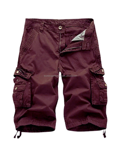 Servicio OEM 100% pantalones cortos de algodón de lana bordado personalizado French Terry Streetwear Look Vintage transpirable Plaid pedido a granel personalizado - Product Image 4