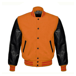 Chaqueta Universitaria de Béisbol de Alta Calidad con Cuello Alto, Diseño Personalizado, Nueva, para Hombre y Mujer, Impermeable - Product Image 1