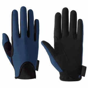 Professional Equestrian Synthetic Leather <b>Gloves</b> Customized Design Breathable <b>Touchscreen</b> Compatible for Outdoor Sports Riding - Product Image 2