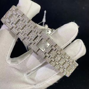 Reloj de Edición Limitada con Movimiento Mecánico de Lujo, con Diamantes Cultivados en Laboratorio, para Hombre y Mujer, Claridad VVS, Acero Inoxidable - Product Image 3