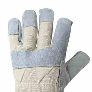 Guantes de Trabajo de Seguridad, Guantes de Protección de Cuero Vacuno de Alta Resistencia - Product Image 4