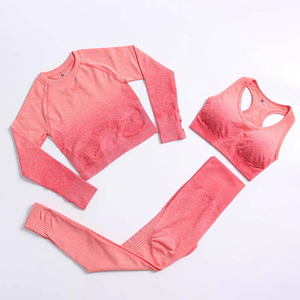 Hot Sale Multi Function Customized Stylish 2-Piece Breathable <b>Yoga</b> <b>Sets</b> for Women Available Different Sizes Colors - Product Image 4