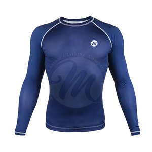 Meilleur Arrivée MMA Rash Guard Fitness Wear MMA Rash Guard Spandex Polyester MMA Rash Guard À Vendre - Product Image 1
