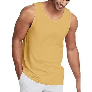 Débardeurs en coton personnalisés pour hommes pour la saison d'été décontracté blanc goutte emmanchure Stringer débardeur motif 3D vêtements personnalisables - Product Image 5