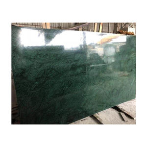 Conception de dalle de marbre vert forêt marbre poli pour cuisine intérieure Villa hôtel appartement décoration d'immeuble de bureaux - Product Image 1